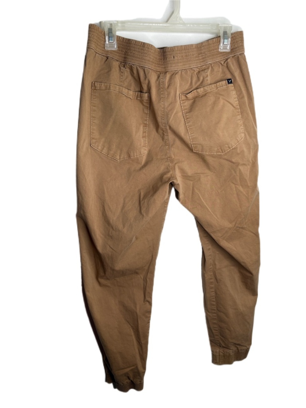 Denver Hayes Cotton Joggers in Brown Tan 10 - Picture 5 of 11
